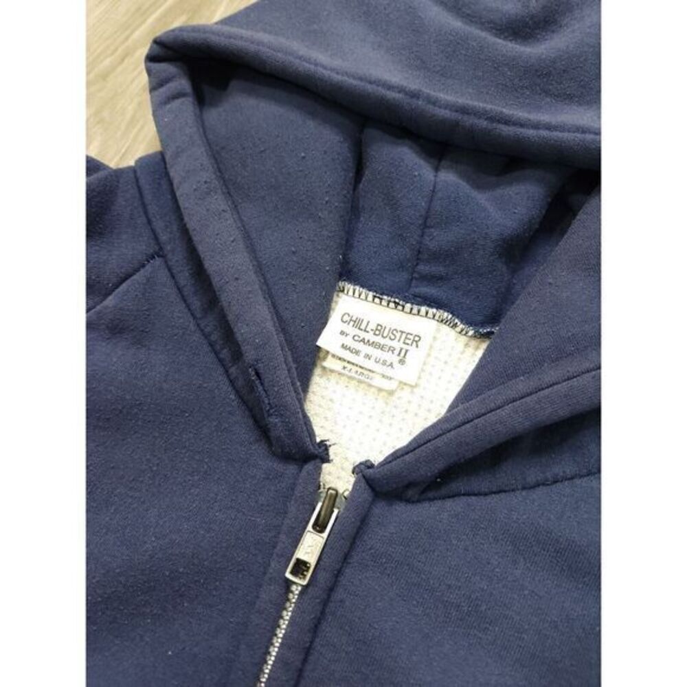 Vintage Camber Chill Buster Thermal Lined Hoodie Mens XL Full Zip - Picture 7 of 9